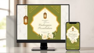Undangan Pernikahan muslim